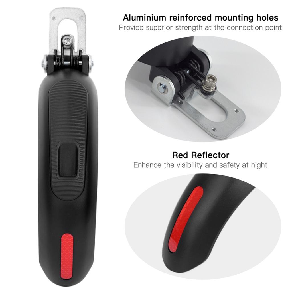 Elektroroller Schutzblech E-Scooter Hinterreifen Ersatz für Ninebot ES1 ES2 ES3 ES4