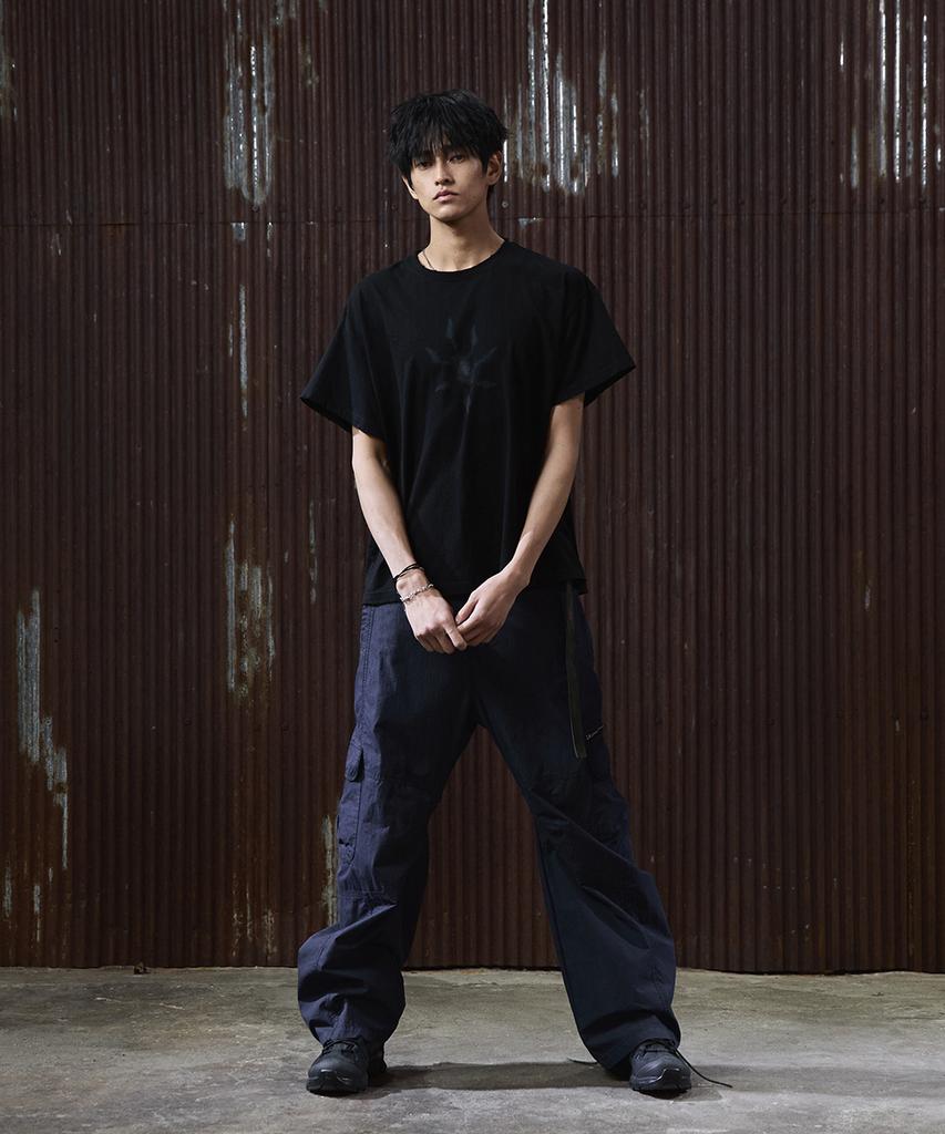 HOOVES Ancient Fossil Crop Short Sleeve Tee [Black]
