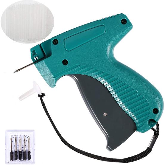 Price Tagging Gun for Clothing,(Not Stitch Gun) Standard Retail Price Tag Attacher Gun for Clothes with 6 Needles & 1000pcs 2" Barbs Fasteners for