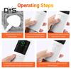 Electric Heating Pad Wrap with 9 Temp Levels 4 Timer Settings LCD Display Pain Relief Auto Shut Off Heated Pad