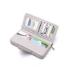 Wallet Long Versatile Buckle Folding Mobile Wallet with Multiple Card Slots  Ticket Holders