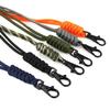 Heavy Duty Paracord Lanyard Necklace Whistles Strap Braided Keychain Lanyard for Outdoor Activities,Camera,Wallets Keys