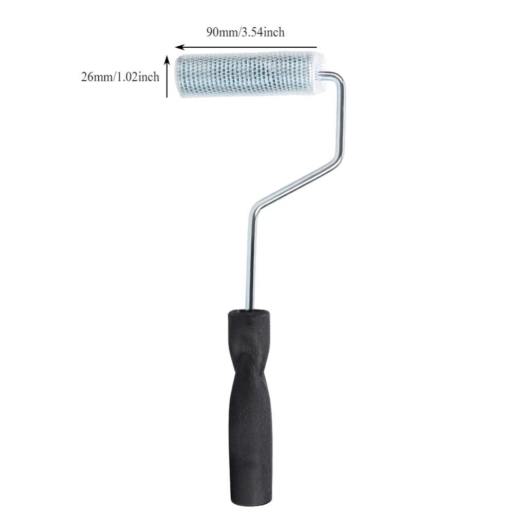 Aluminum Material Defoaming Roller Spring Design 3 Inch Size Needle Roller Defoaming Type Acetone Washable Hand Lay Up Tool