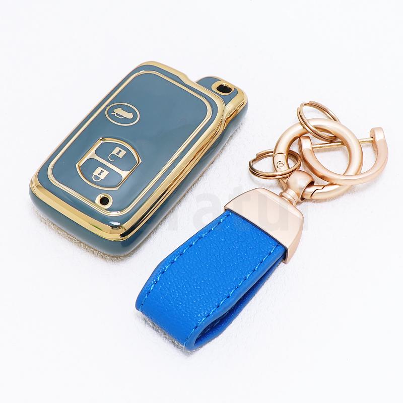 3 Button Keyless For Lexus Lc 200 Key Cover Holder Remote Car Key Case For Toyota Prius 30 Alpha Aqua Land Cruiser Auris