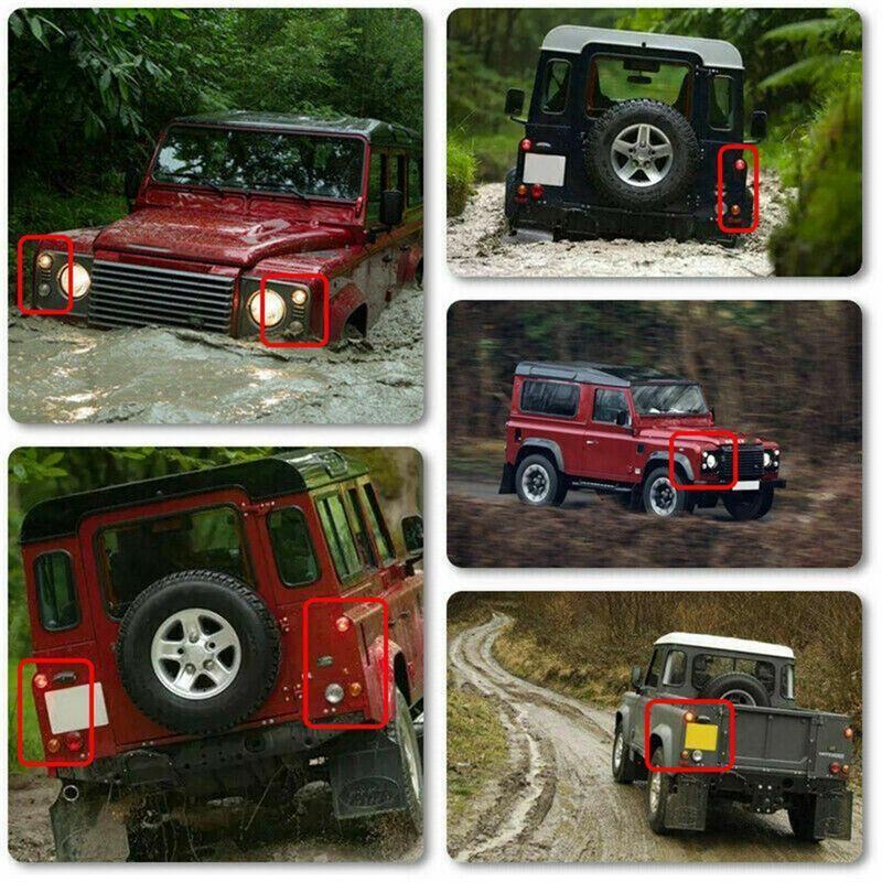 Powerful 10Pcs Car Front Rear Signal Indicator Lamp Turning Lights For Land Rover Defender 90 110 130