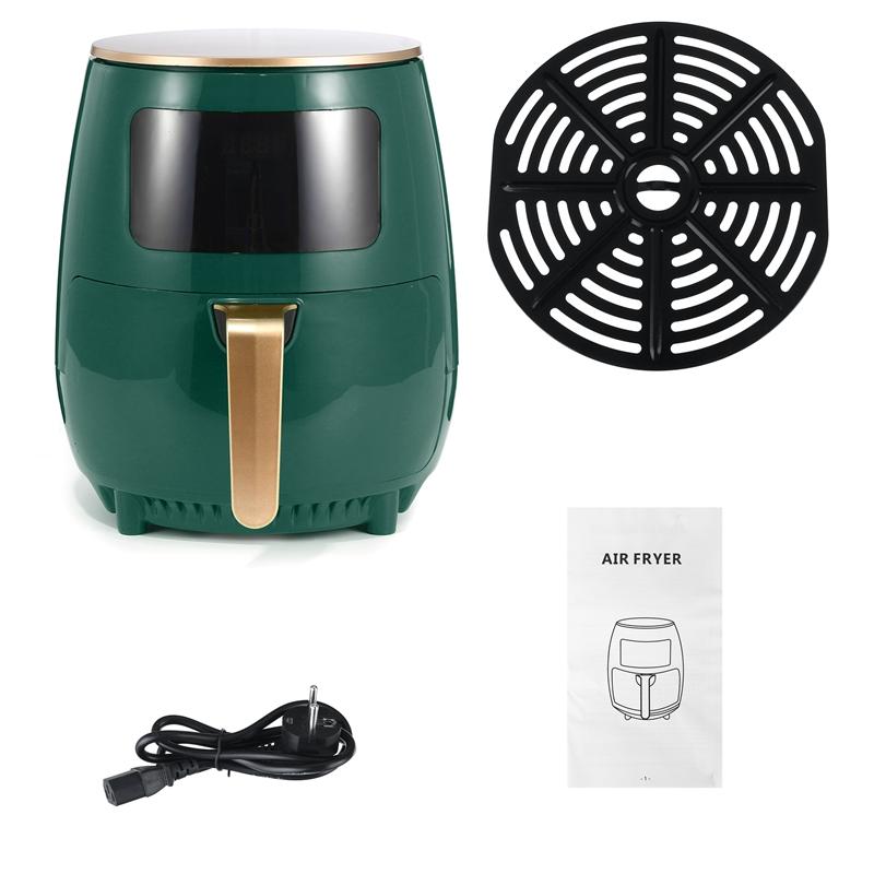 4,5L Heißluftfritteuse Große Kapazität Visuelle Elektrische Fritteuse Haushalt Intelligent Multifunktionale Pommes-Maschine Heißluftfrittieren