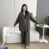 Autumn Plus Size Pure Cotton Double Yarn Relaxed Women's Pajamas
