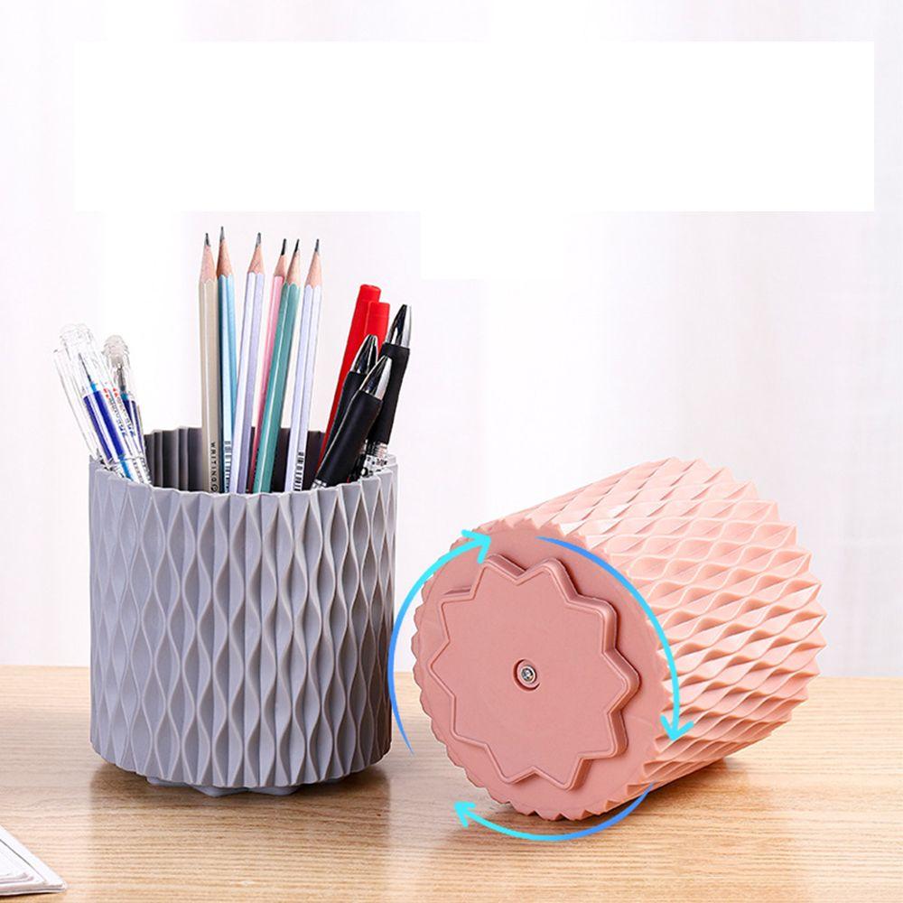 

Канцелярские принадлежности Вращающийся на 360 градусов настольный органайзер Ящик для хранения кистей Держатель ручки для хранения косметики