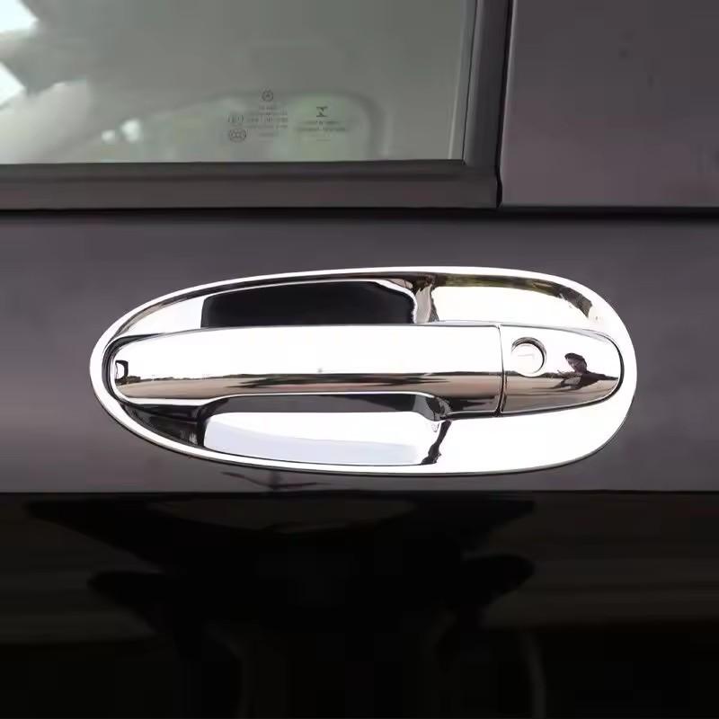 For Mercedes Benz Vito W447 V-Class 2014 2015 2016 2017- ABS Glossy Black Door Handle Cover Bowl Frame Trims Car Accessories