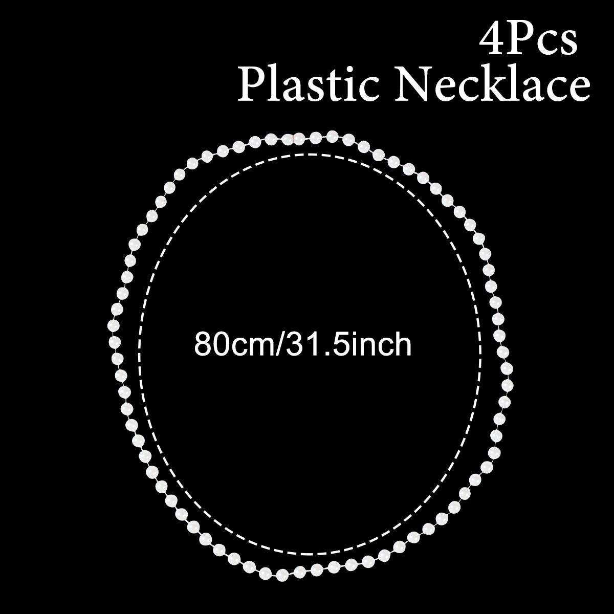 

Украшения для вечеринки по случаю дня рождения принцессы, белые жемчужные ожерелья, ювелирные изделия для детей, ожерелье из жемчуга и бусин, подарок для девочек, принадлежности для вечеринки по случаю дня рождения