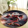 Personalized Charles Leclerc Round Chair Office Rug - Perfect for Mat, Office Chair & More - Ideal Gift for Birthdays and Holidays