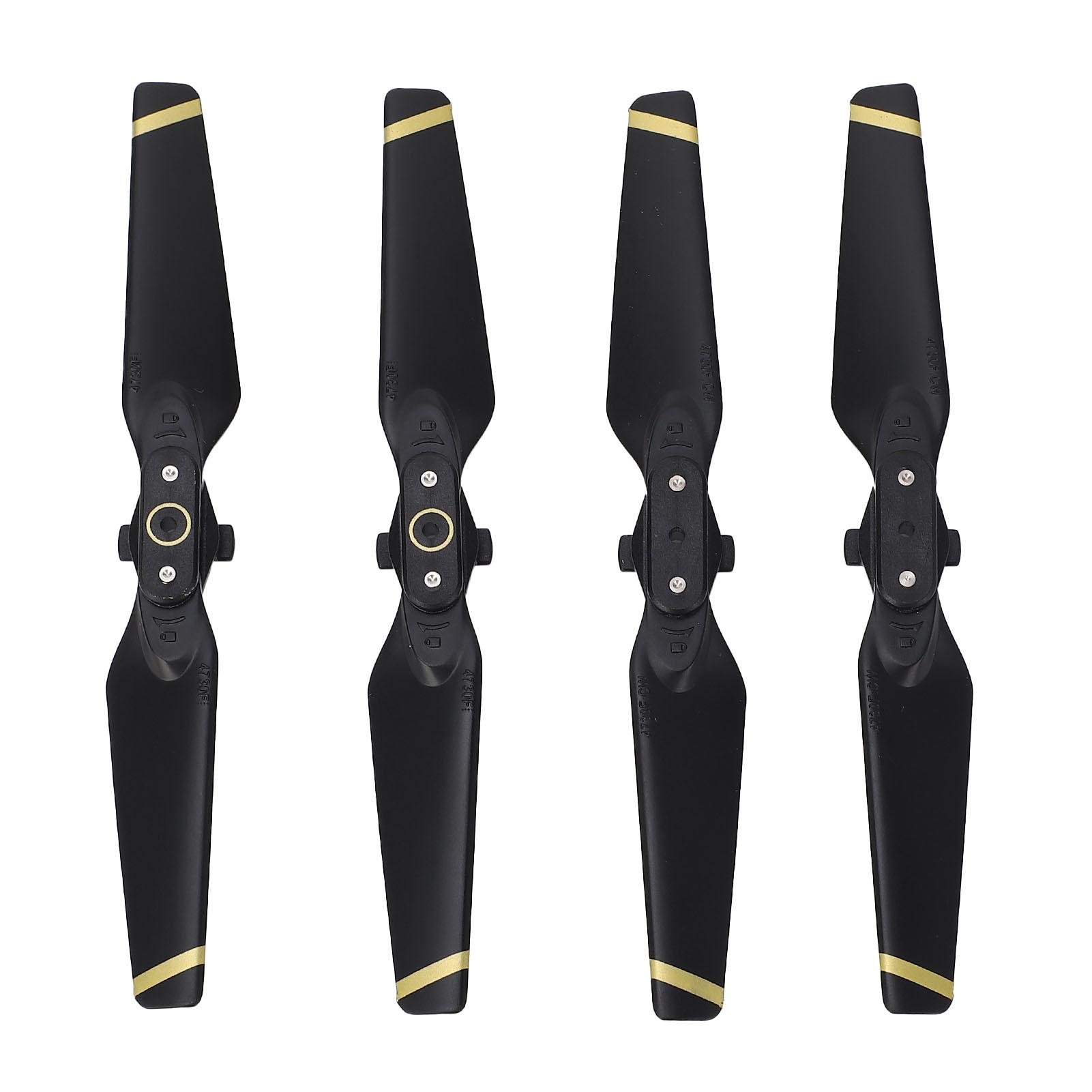 

4PCS Drone Propeller ABS Quick Release 4730F Foldable Drone Propeller Replacement for Spark Gold Decor