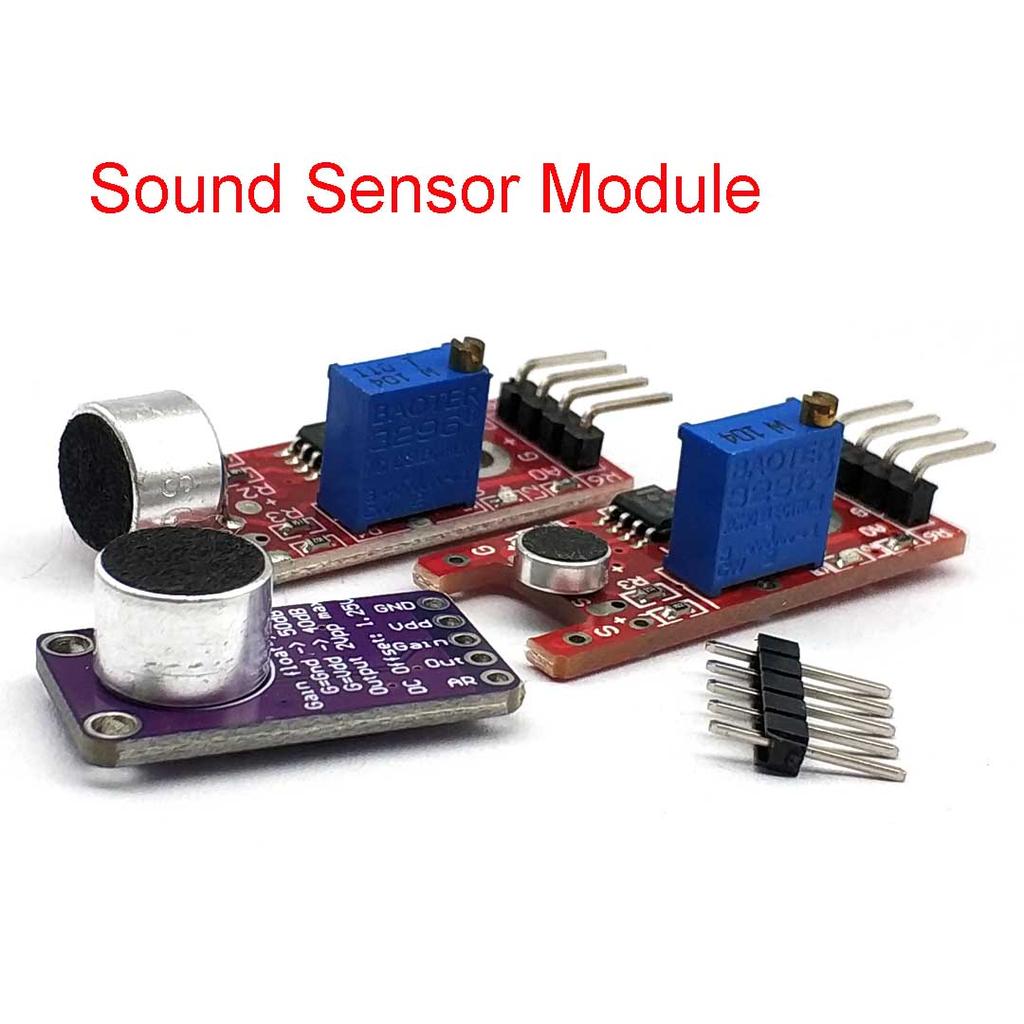 Lydsensormodul Lydkontrollsensor MAX4466 MAX9814 Bryterdeteksjon Vissellydbryter Mikrofonforsterker KY-037