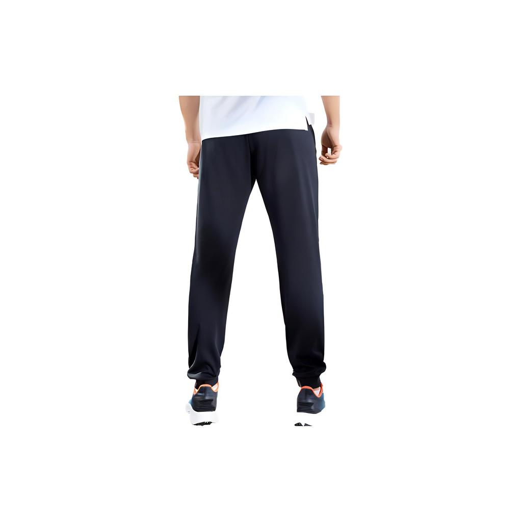 Anta Solid Color Logo Identification Cuffed Loose Knit Sports Pants Men Pants 952327316-3