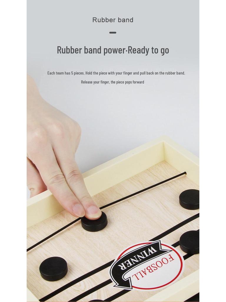 Bouncy Chess Ice Hockey Bumper Table Game