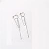 Fenny Waterproof Versatile Popular Chain Tassel Dangle C-shaped Hoop Earring No Fade  Stainless Steel Ladies Jewelry