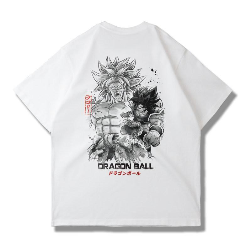 Seven Dragon Ball Super Z Mens and Womens Shortsleeved Tshirts Featuring Goku Gohan Broly and Beegita