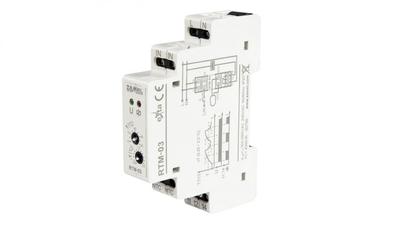 Temperature Controller From -10 To 90 Degrees C Single-Module With Hysteresis Setting 0.25-2 Degrees C Rtm-03 Ext10000251