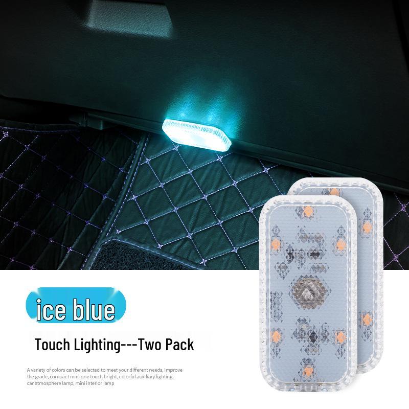 LED Wireless Rechargeable Car Atmosphere Touch Sensor Light