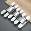 40/80KG Wooden 180 Degrees Hidden Hinge Household Hardware Wide door spacing Invisible Cross Casement Gate Hinge