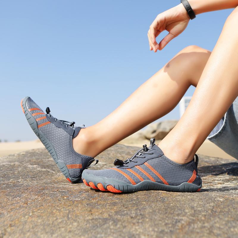 Rutschfeste Wat-Sportschuhe für Damen und Herren, Schnelltrocknende Aqua-Schuhe zum Schwimmen, Leichte, atmungsaktive Wassersneaker für Canyoning, Angeln, Surfen