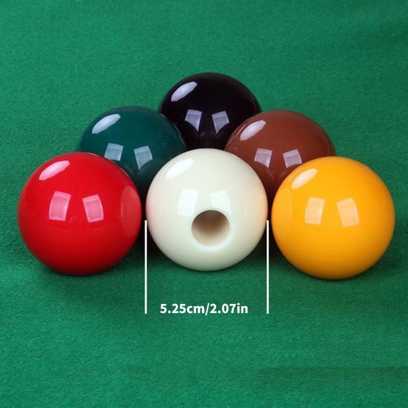 Perforated Billiard Strokes Exerciser Cue Ball with Hole Pool Table Accessories Billiard Strokes Trainer Enduring