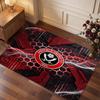 Sheffield United Football Print Crystal Velvet Rug, Comfortable Water Absorbent Non Slip Indoor Floor Carpet