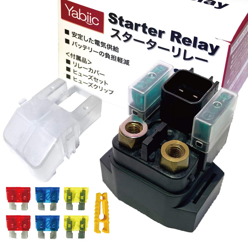 

Реле стартера Yabiic Cell Address V125 G S Skywave 250 / 400 Bandit 250 чёрный