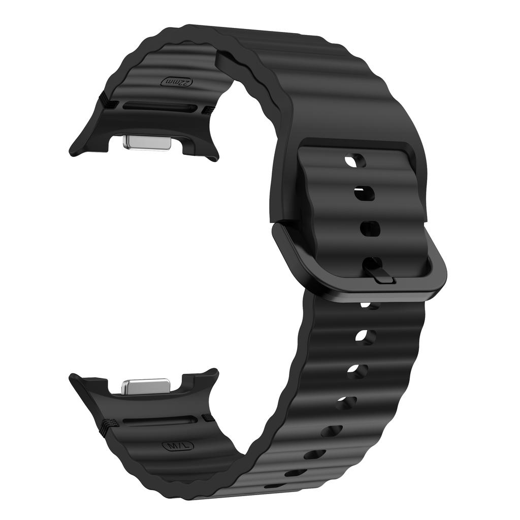 Silicone Band for Samsung Galaxy Watch 8 Classic/40 44mm Smart Band for Galaxy Watch 40/44mm Watch 8 Classic Accessories Strap
