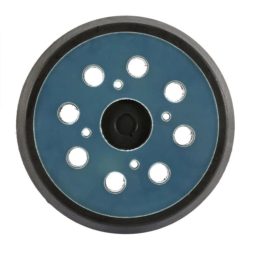 Orbital Sander 5 Inch Backing Pad with 8 Vacuum Holes and 4 Nail Fixtures for Stable Abrasive Paper Grip and Dust Collection