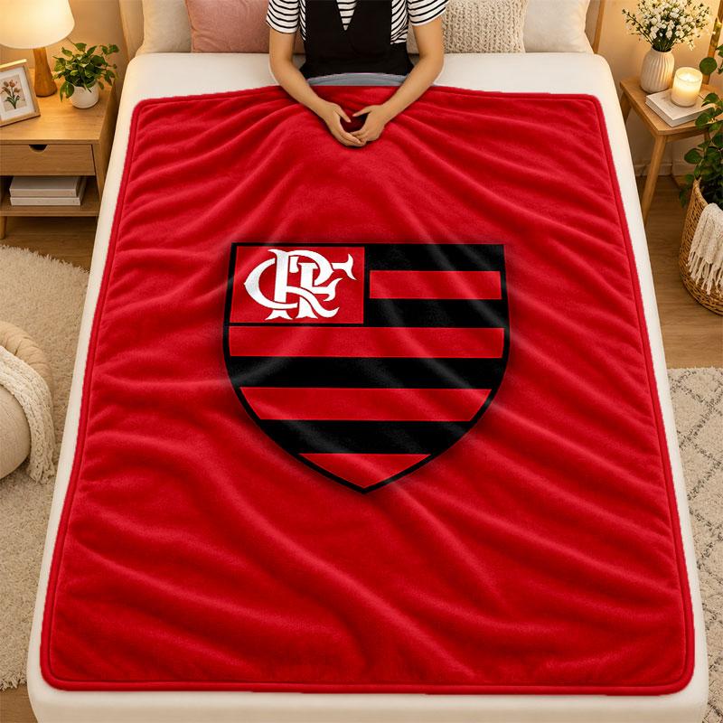 Flannel BlanketFlamengo Warm Soft Throw Blanket for Indoor Sofa Bed Living Room Use