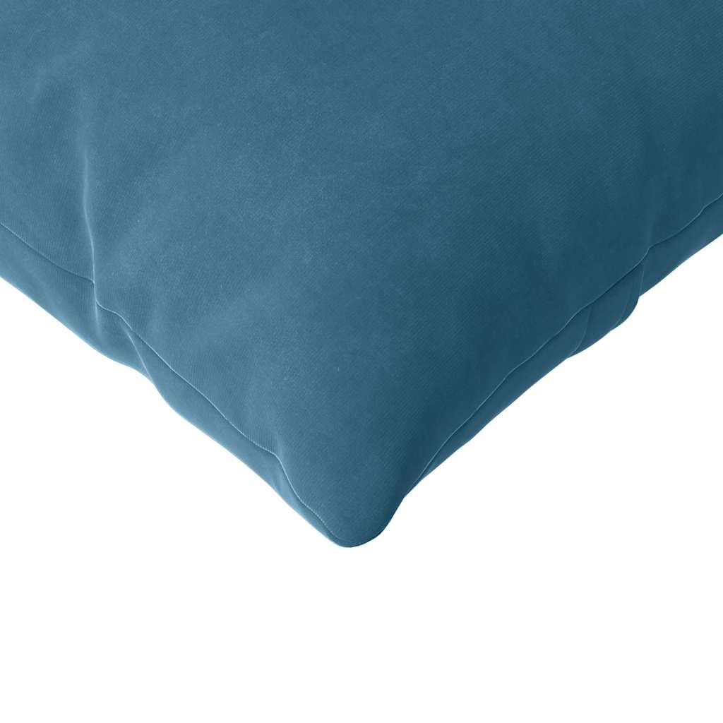 Sofa Cushions 2 Pcs Blue 200 X 40 Cm Cord Fabric