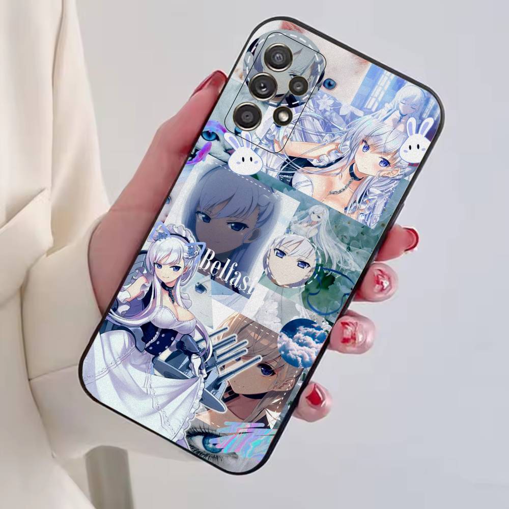 Game A-Azur Lane B-Belfast Phone Case For Samsung S25,S24,S21,S22,S23,S30,Ultra,S20,Plus,Fe,Lite,Note,10,Black Cover