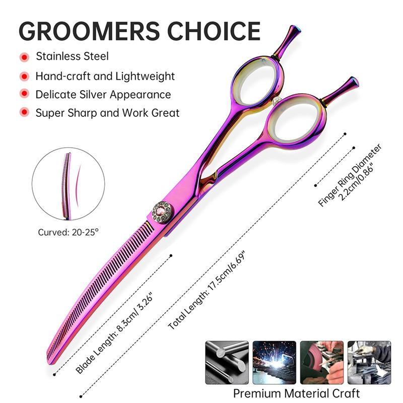 M-Modern-Haustierschere Hundepflegeschere Katzenhaarschere Haustiere Professionelle Haustierpflegeschere