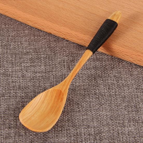 8cm Holz Löffel Suppenlöffel Teelöffel Catering Küche Kochutensil Werkzeug Geschenk