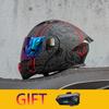ORZ Motorcycle Helmet Modular Flip Helmet Dual Lens Full Helmet Comes with Bluetooth Earphones Model 103