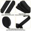 2/5Meters Black Elastic Bands Silicone Non-slip Bra Rubber Tape For Belt Garment Wave Ribbon DIY Clothes Sewing Accessories
