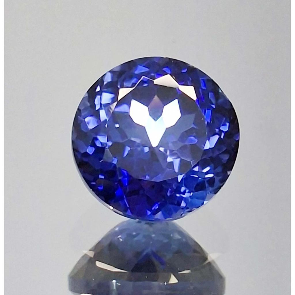 Natural Tanzanite Deep Blue 13-15 Ct Round Cut Certified Beautiful Gemstone