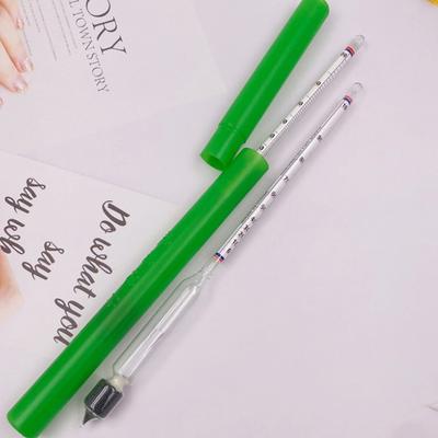 0-100 Degree Glass Wine Alcohol Meter Wine Concentration Meter Liquor Alcohol Me