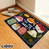 Sushi-themed Doormat, 0.47 Inches Thick Flannel, Cute Cartoon Sushi Pattern Rug, Comfort Floor Mat