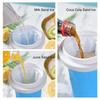 Slushy Maker Cup with Lid Quick-Frozen Large Capacity Slushie Cup for Juices Milk & Ice Cream Make Portable Smoothie Squeeze Cup