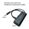 3.5mm Sound Cable Anti Interferences Ground Looping Noise Filter Isolator Eliminate Cancelling for Home Stereo Car Sound