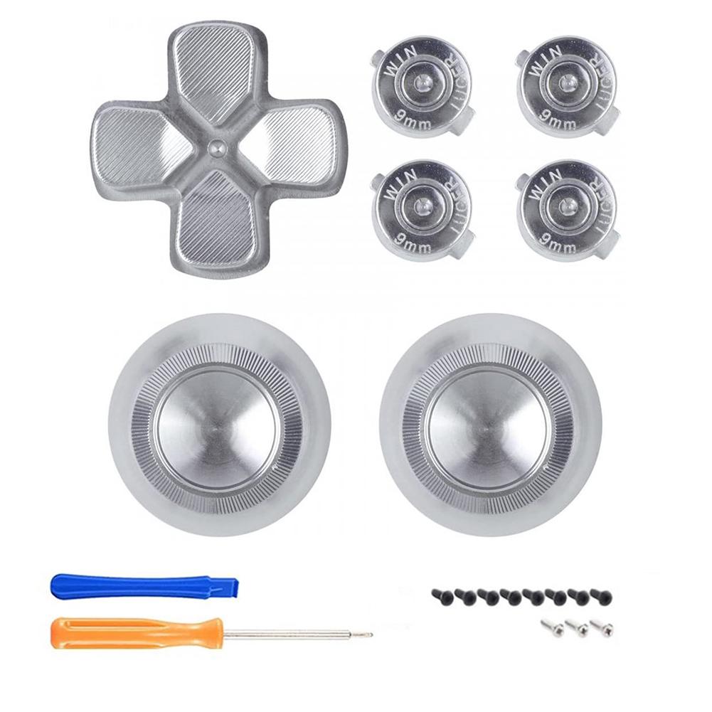 Aluminum Alloy Gamepad Replacement Button Set Handle Joystick Modified Accessories Compatible For Ps5