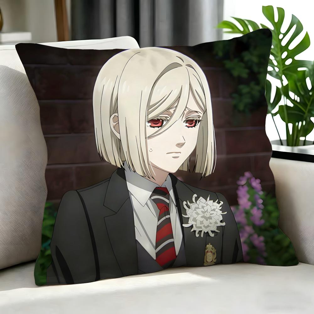 anime Black Butler Public School Arc Cushion Cover Cushion Cover Set Pcs x x x Pillowcase Decorative Sofa HomeDecor