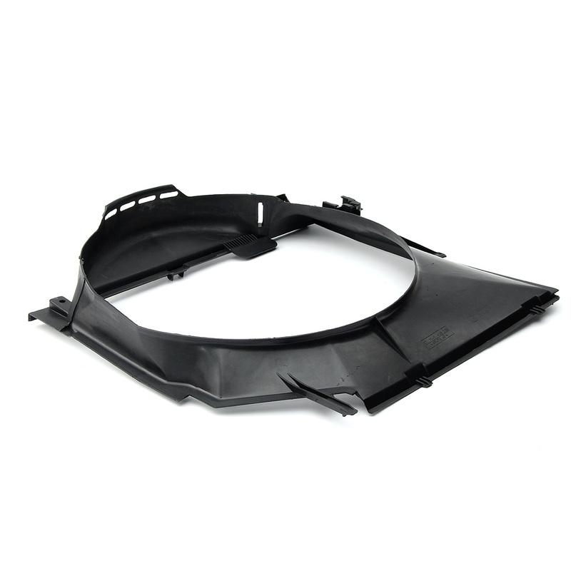 Radiator Cooling Fan Shroud Cover Black For BMW E46 330CI 325i 325CI 323i 32I 1999-2005