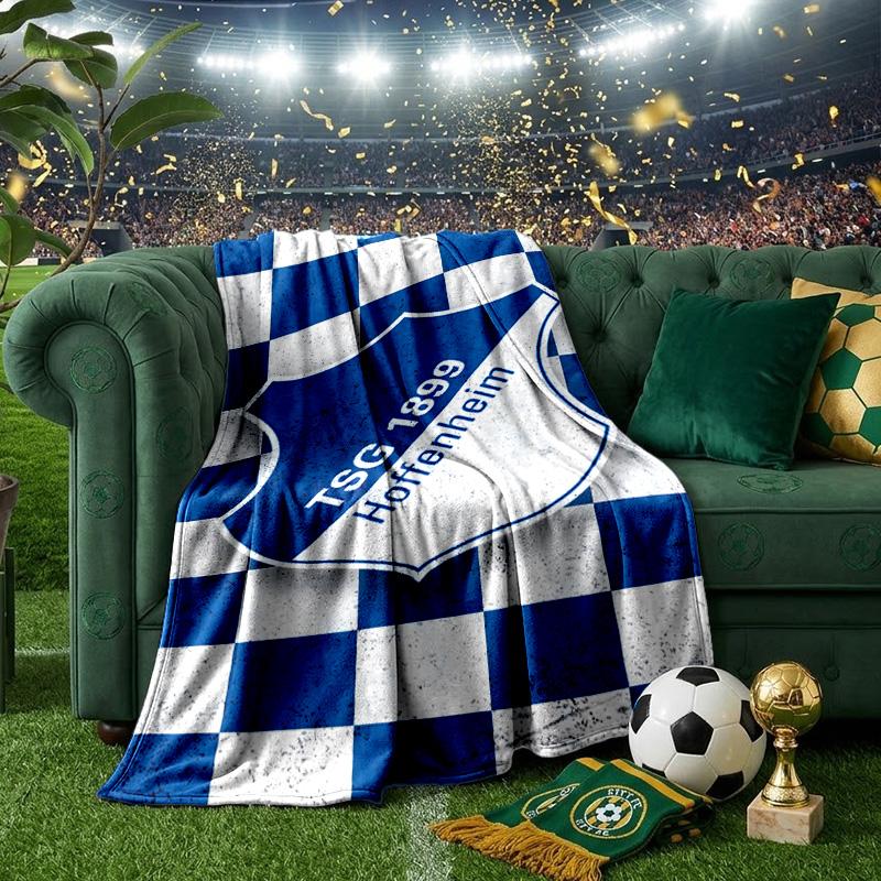 Hoffen-heim Crest Blanket Lightweight Ideal Bedding Blanket Perfect for Travel, Camping, Living Rooms, Offices, Sofas, Fan Christmas Gift