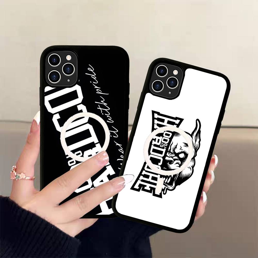 Bone Gabber 100Hardcore Dog Black For Magsafe Magnetic Phone Case For IPhone 16 15 17 Pro Max 11 12 13 14 Plus Cover