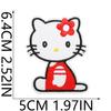 Anime Kitten Embroidery Cloth Sticker Cute Classic Animated Cat Patch Sticker Clothes Dress Up Big Face Cat Embroidery Label