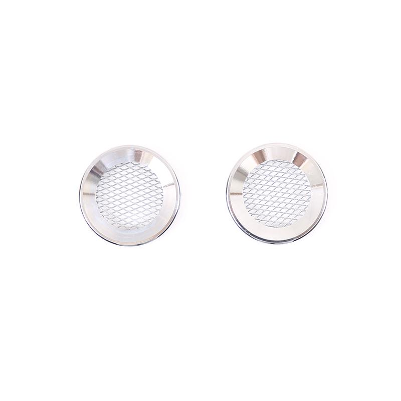 For Hummer H3 2005 2006 2007 2008 2009 Aluminum Alloy Front Speaker Covers Trim Sticker Car Accessories