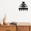 Honey Bee Key Rack Hanger Small Mount Hooks Key Holder Organizer Coat Rack Key Hanger Iron Crafts Hooks - Decorative Home Accent